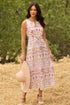 Harley Embroidered Maxi Dress - Terracotta